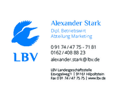 Visitenkarte LBV kurze Namen recycling